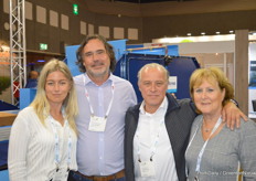 Nathalie Barnhoorn, Mark van der Zande, Jacques Bakker and Marie José van Buuren of Logitec Plus. They're doing great business in China.